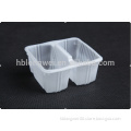 cheap personlized 2 divided disposable plastic biscuit tray cookies tray